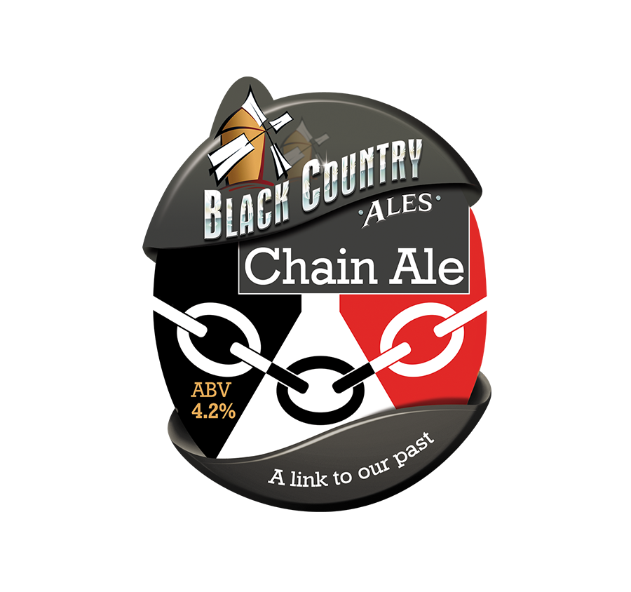 chainale pump clip black country ales