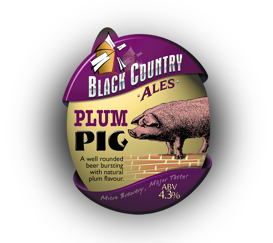 plum pig pump clip black country ales