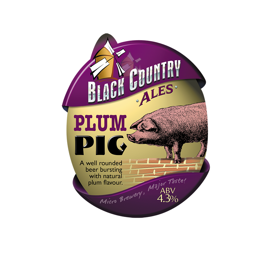 plum pig pump clip black country ales